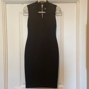 Never Worn Black Midi Calvin Klein Office Dress